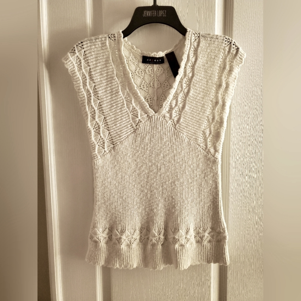 Summer Sleeveless Sweater by Liz Claiborne Size Large